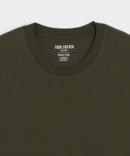 Todd Snyder Premium Jersey Tee - Snyder Olive