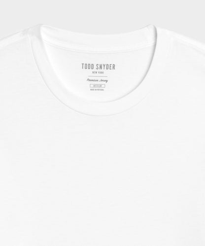 Todd Snyder Premium Jersey Tee - White