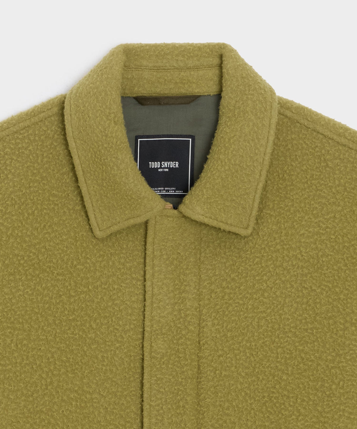 Todd Snyder Italian Casentino Aviator Jacket - Citron