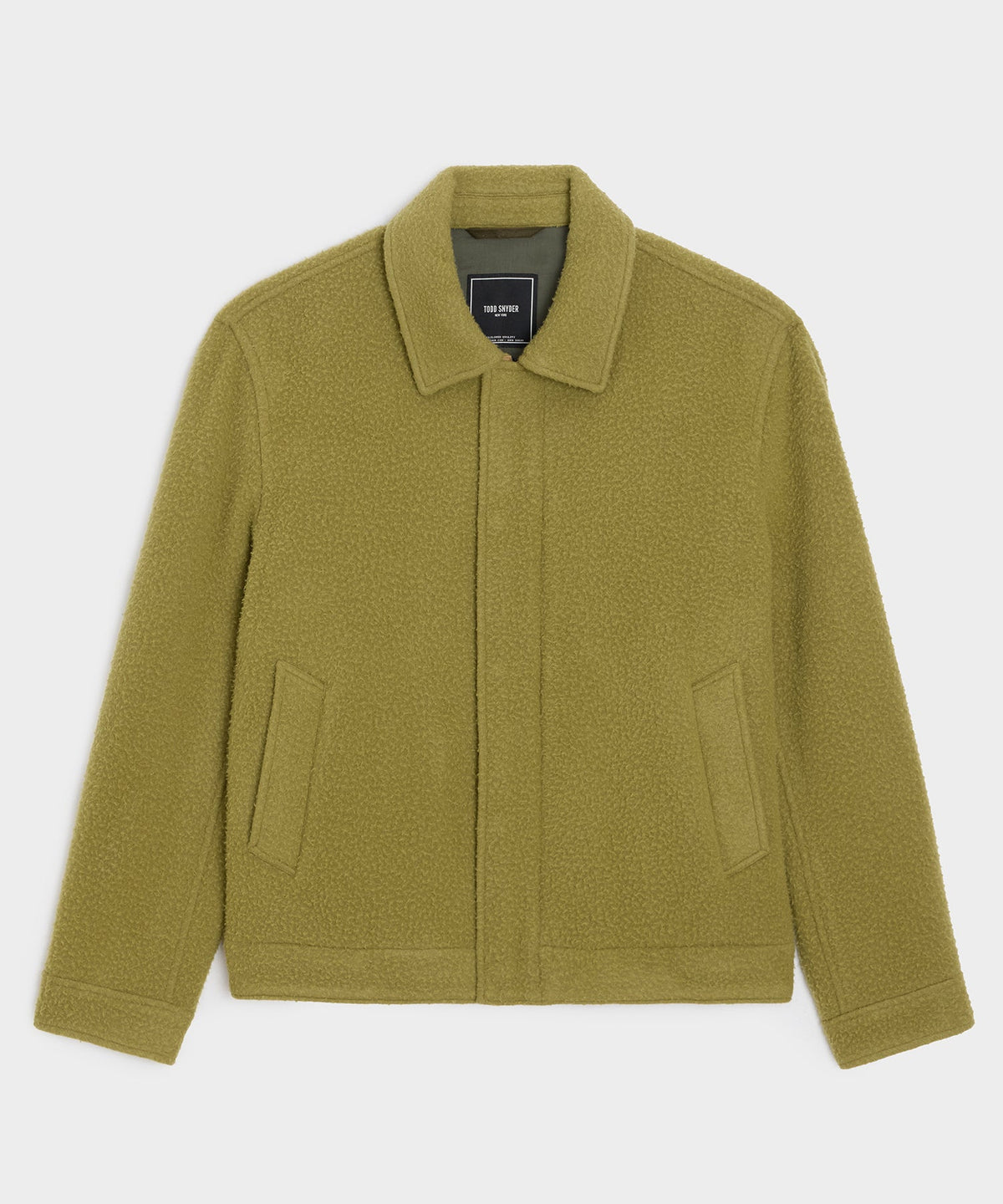 Todd Snyder Italian Casentino Aviator Jacket - Citron