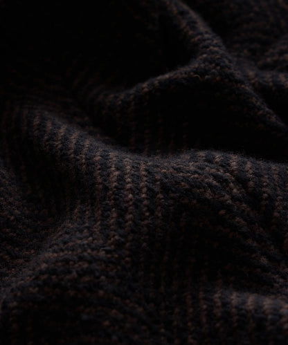 Todd Snyder Italian Wool Herringbone Peacoat - Brown