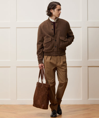 Todd Snyder Donegal Bomber Jacket - Brown