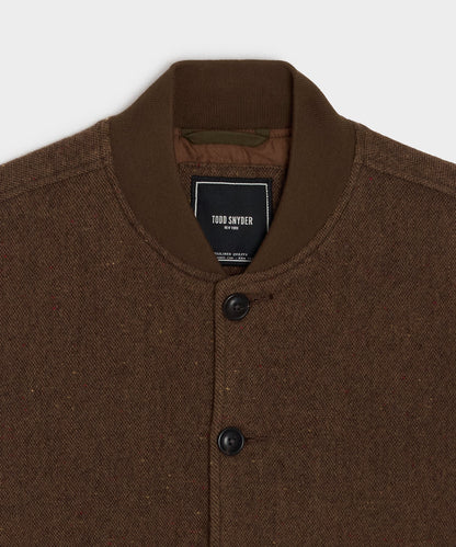 Todd Snyder Donegal Bomber Jacket - Brown