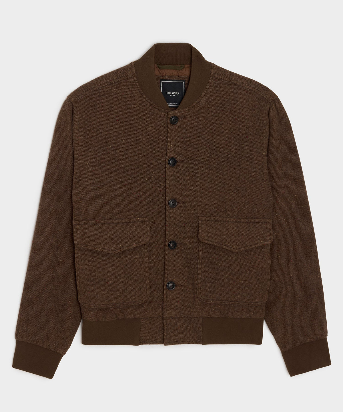 Todd Snyder Donegal Bomber Jacket - Brown
