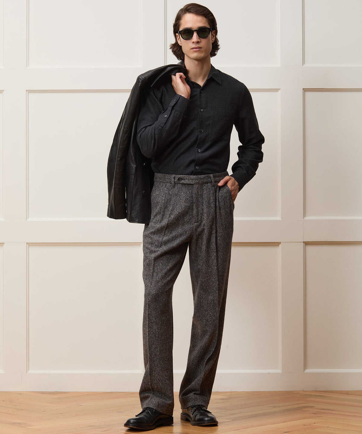 Todd Snyder Donegal Wythe Trouser - Charcoal