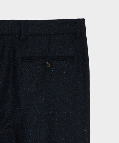 Todd Snyder Italian Donegal Herringbone Sutton Trouser - Navy