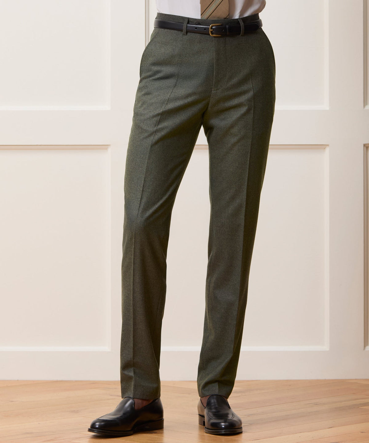 Todd Snyder Italian Flannel Sutton Trouser - Oak Moss