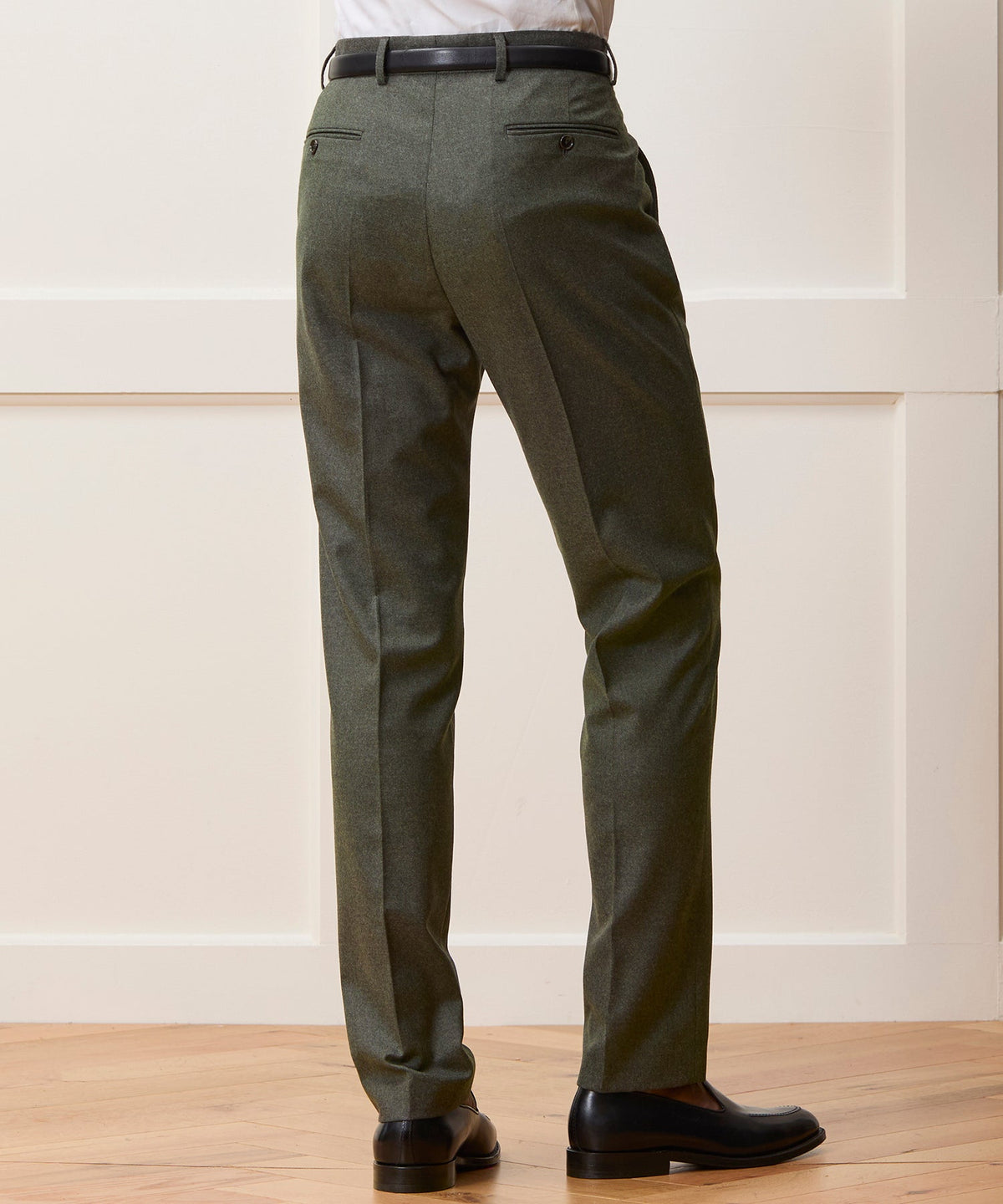 Todd Snyder Italian Flannel Sutton Trouser - Oak Moss