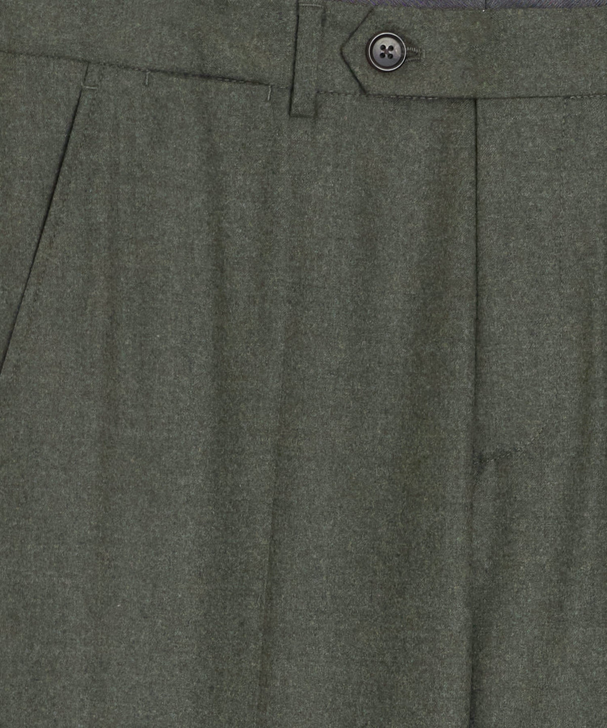 Todd Snyder Italian Flannel Sutton Trouser - Oak Moss