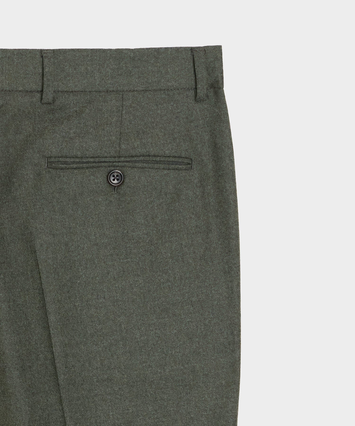 Todd Snyder Italian Flannel Sutton Trouser - Oak Moss