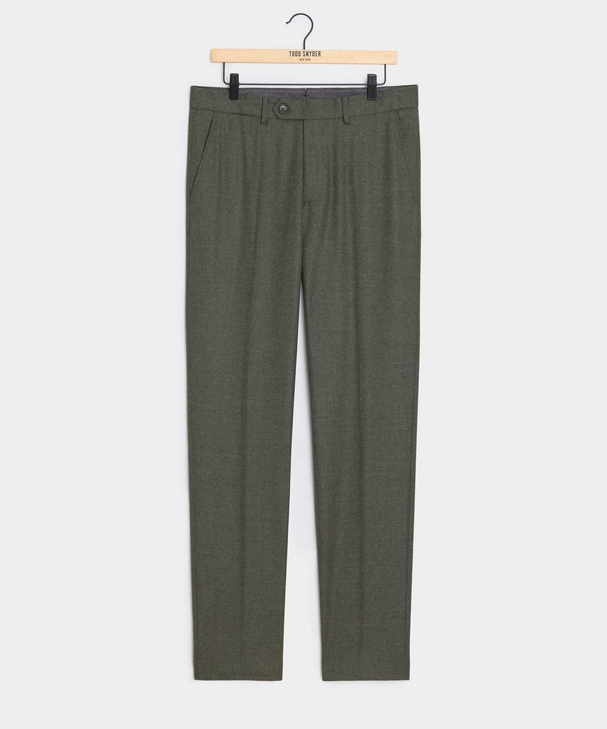 Todd Snyder Italian Flannel Sutton Trouser - Oak Moss
