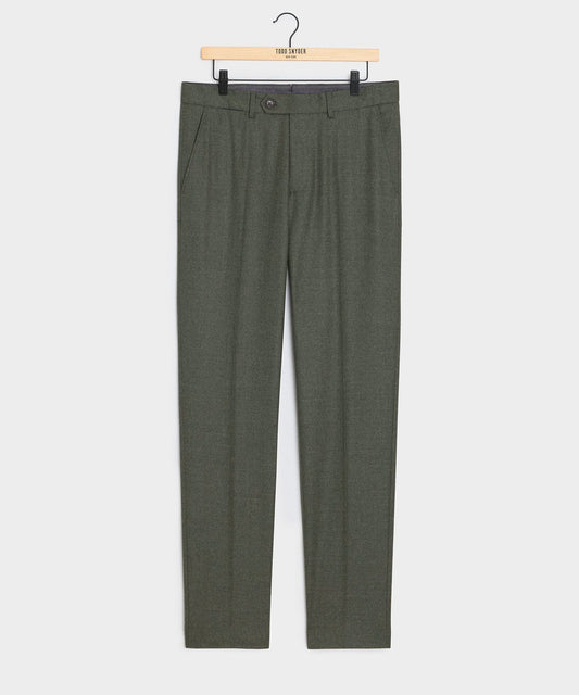 Todd Snyder Italian Flannel Sutton Trouser - Oak Moss