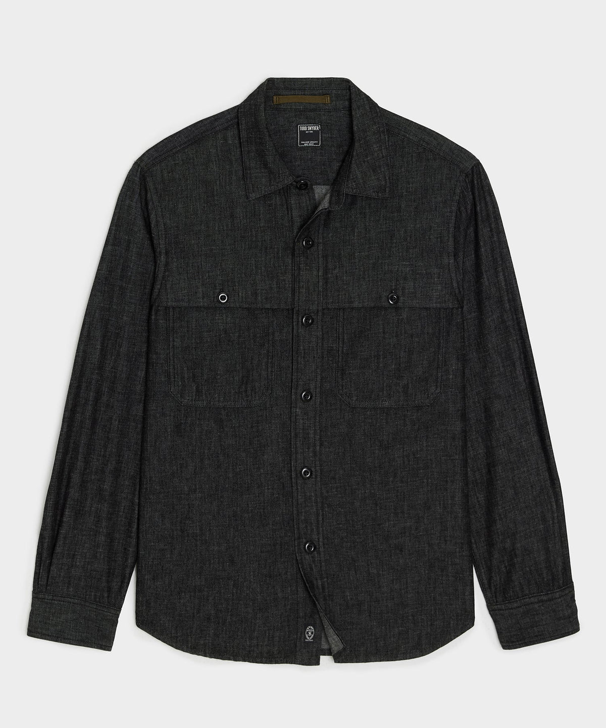 Todd Snyder Denim Cape Shirt - Black