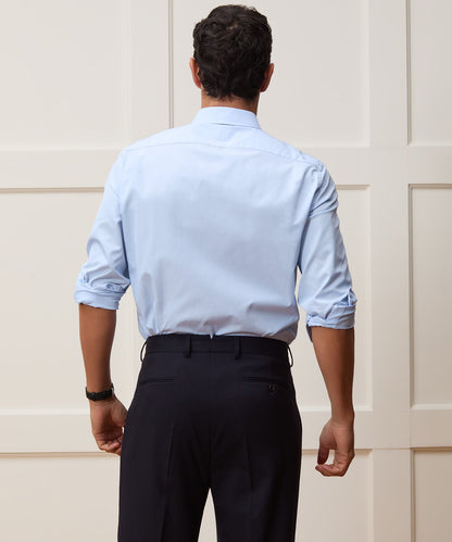 Todd Snyder End-On-End Poplin Dress Shirt - Blue