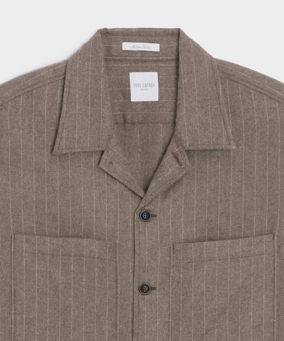 Todd Snyder Italian Cashmere Overshirt - Umber