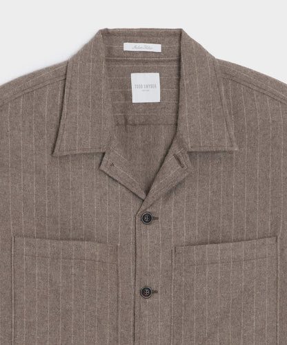 Todd Snyder Italian Cashmere Overshirt - Umber