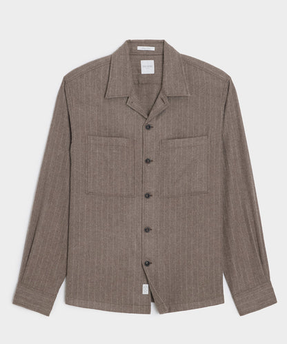 Todd Snyder Italian Cashmere Overshirt - Umber