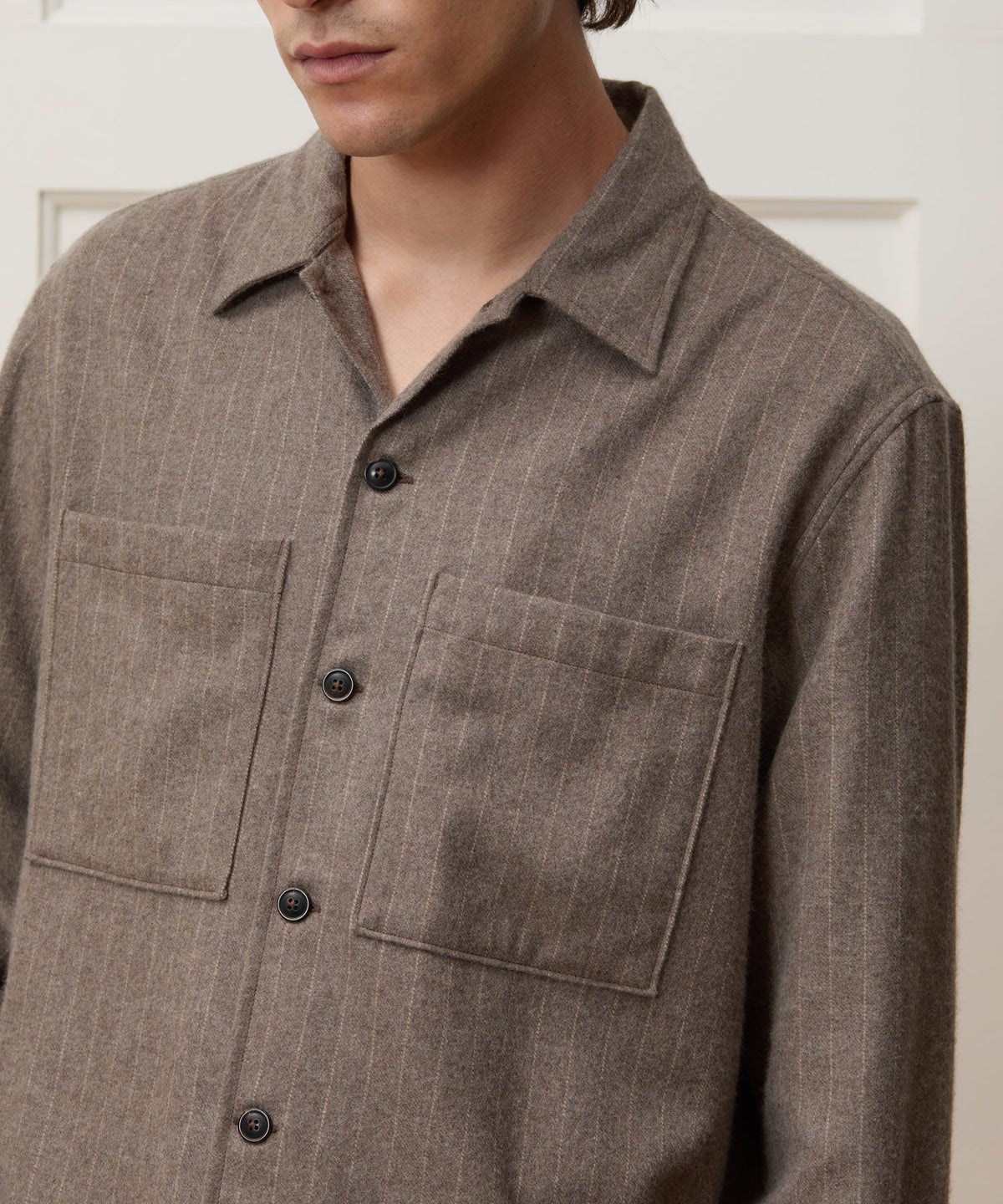 Todd Snyder Italian Cashmere Overshirt - Umber