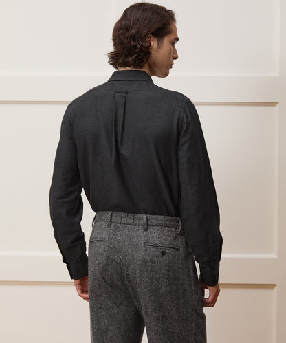 Todd Snyder Cotton-Cashmere Sport Shirt - Black