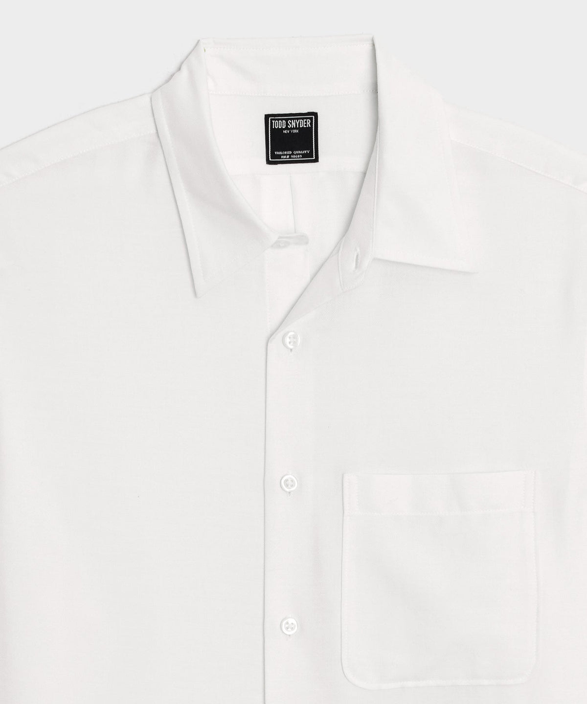 Todd Snyder Cotton-Cashmere Sport Shirt - White