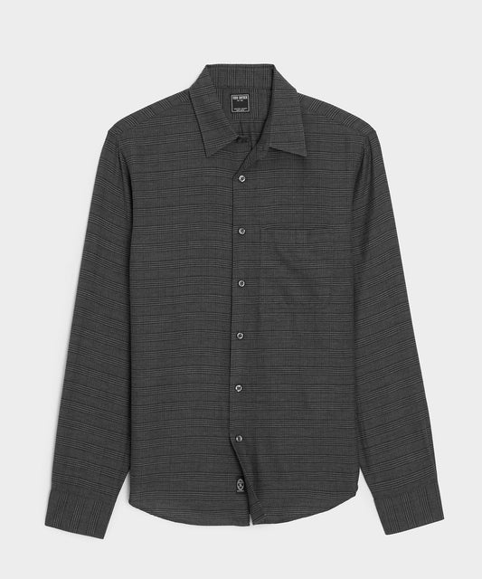 Todd Snyder Portuguese Cotton-Cashmere Sport Shirt - Dark Charcoal