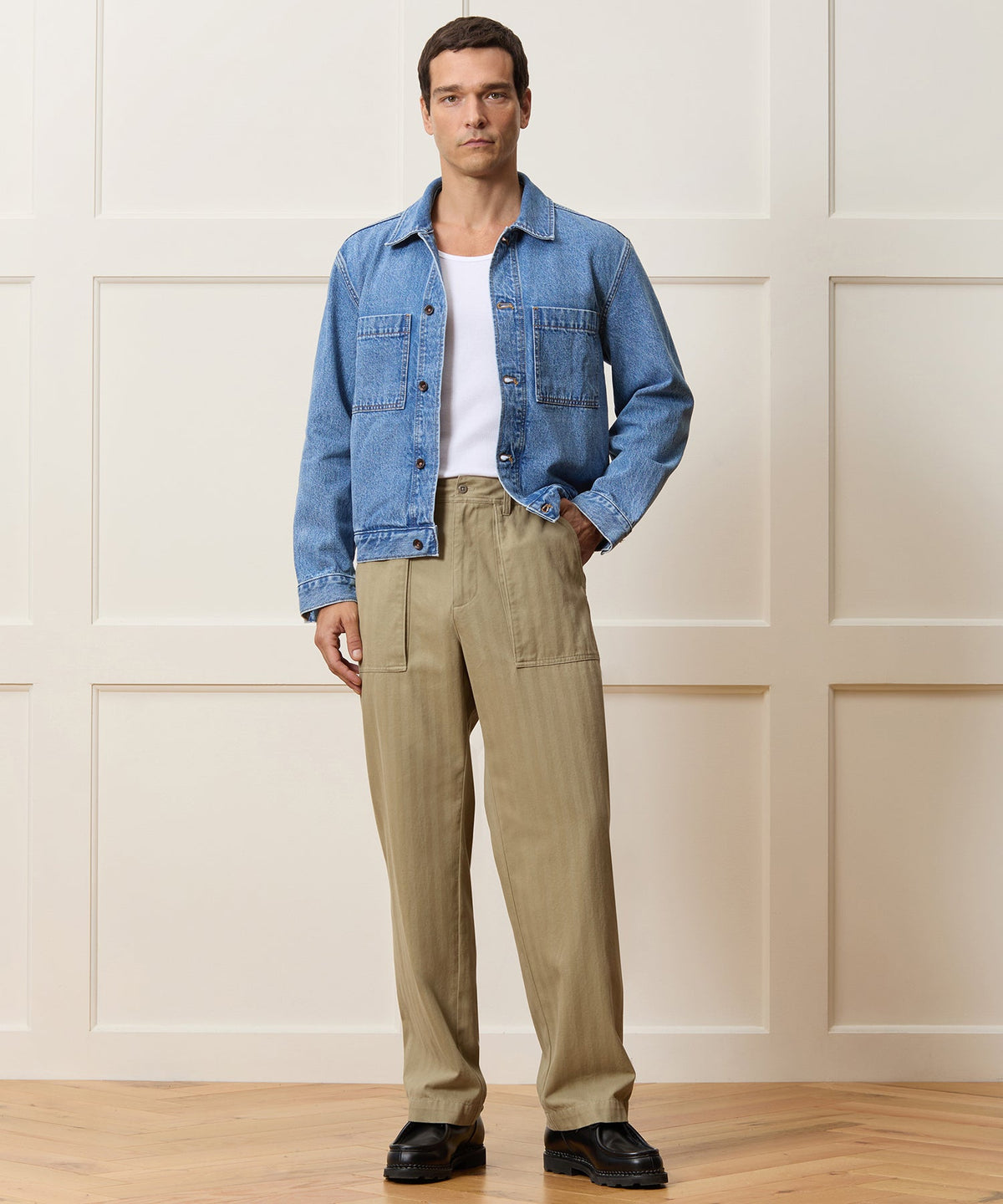Todd Snyder Boxy Denim Jacket - Vintage Blue