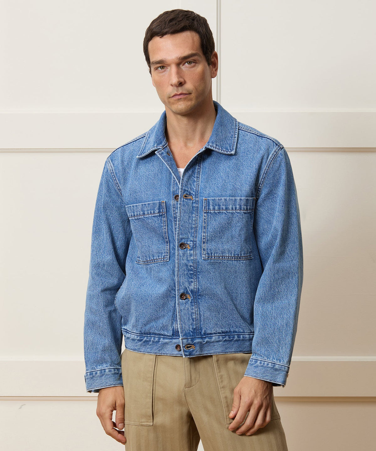 Todd Snyder Boxy Denim Jacket - Vintage Blue