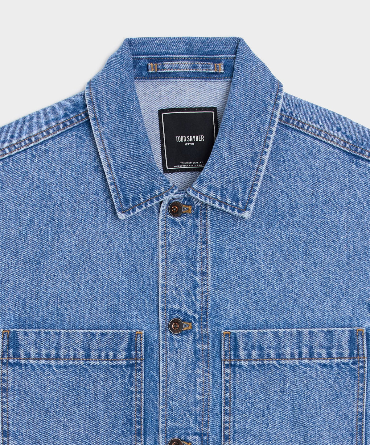 Todd Snyder Boxy Denim Jacket - Vintage Blue