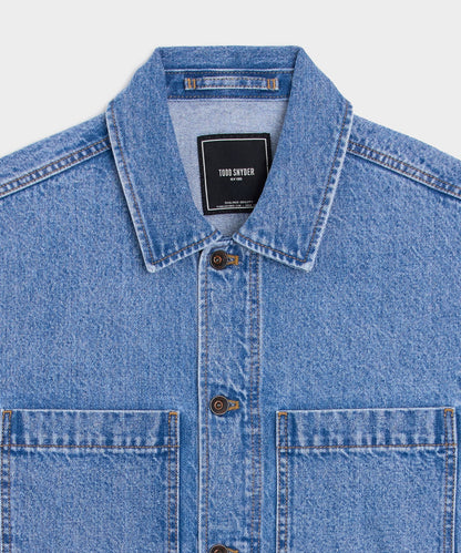 Todd Snyder Boxy Denim Jacket - Vintage Blue