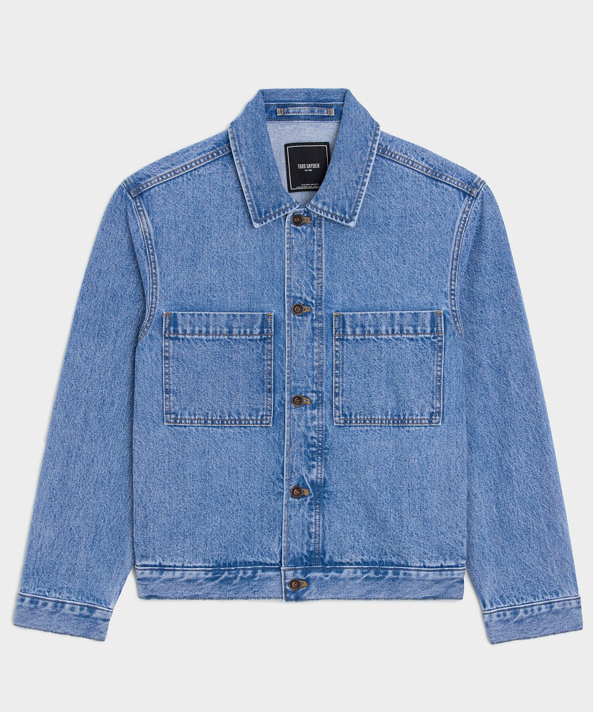 Todd Snyder Boxy Denim Jacket - Vintage Blue