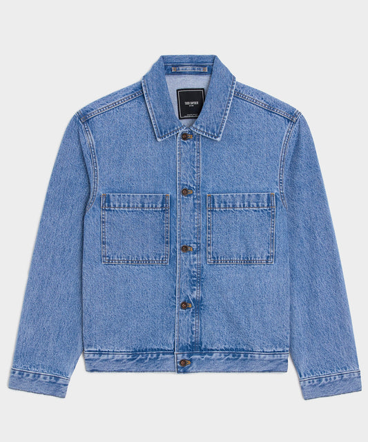 Todd Snyder Boxy Denim Jacket - Vintage Blue