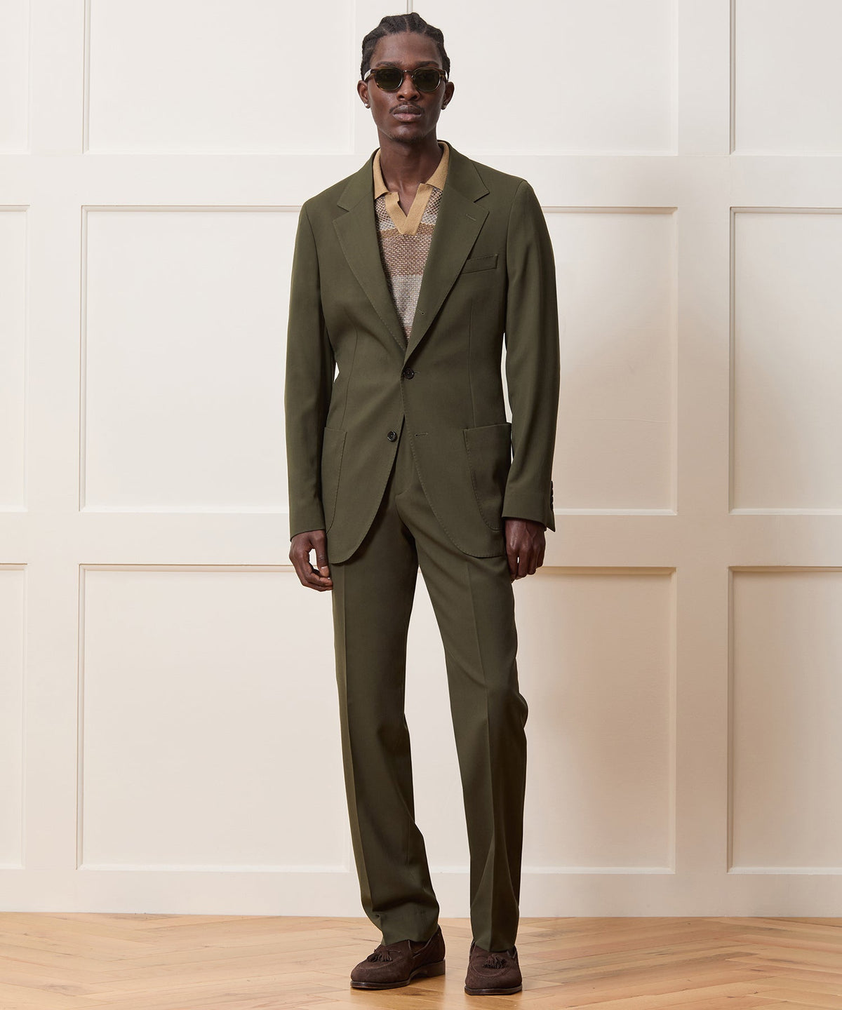 Todd Snyder Italian Gabardine Madison Jacket - Snyder Olive