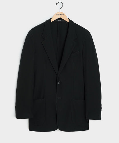 Todd Snyder Italian Knit Wythe Sport Coat - Black