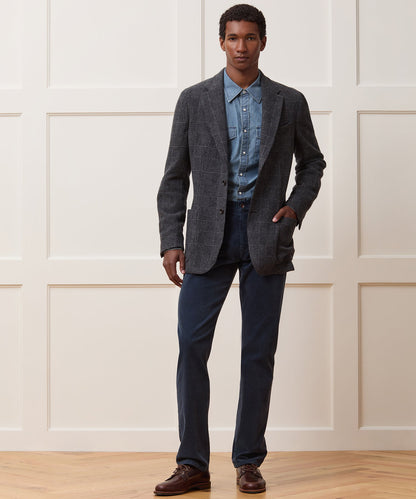 Todd Snyder Italian Wool Glen Plaid Sport Coat - Grey