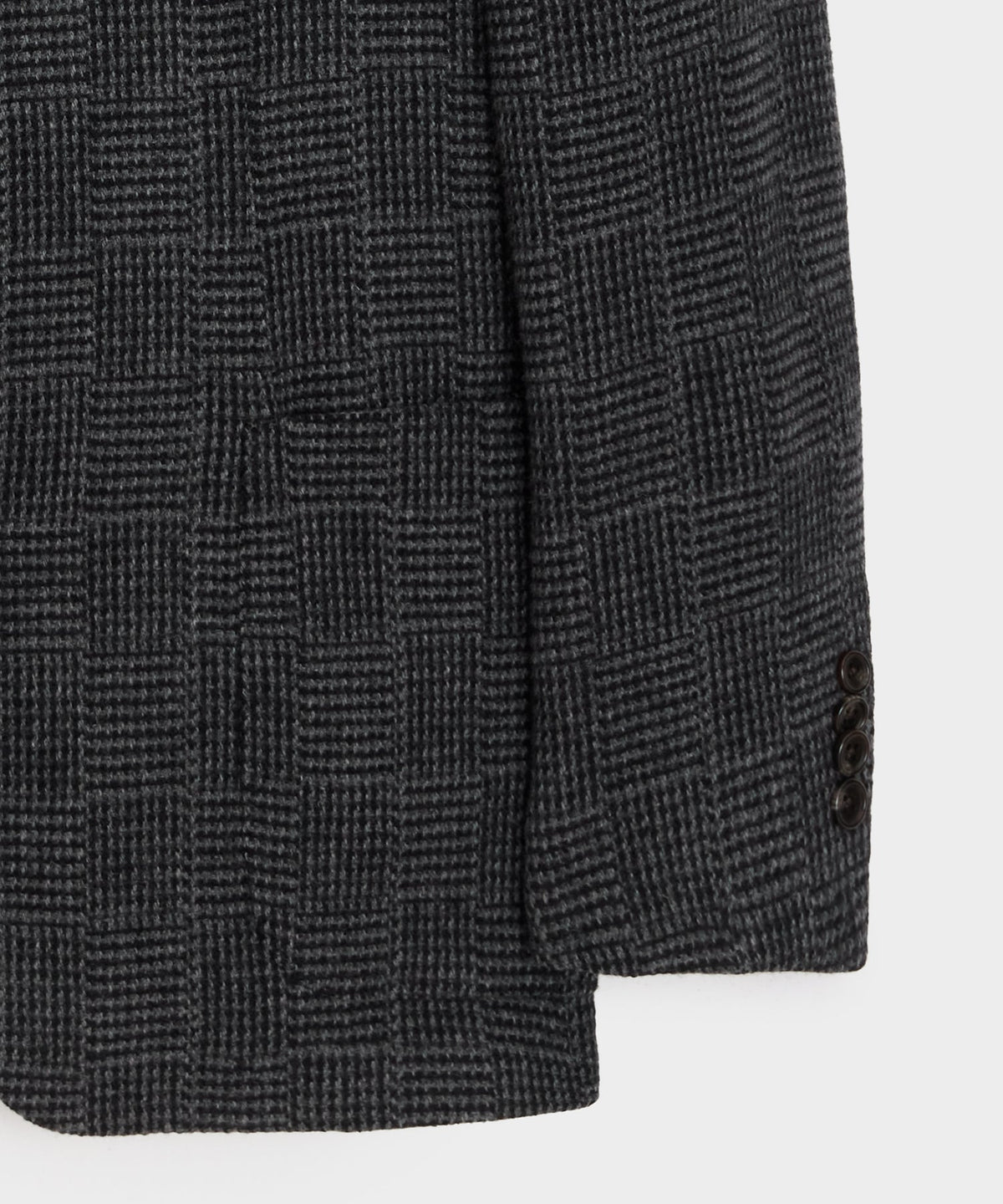 Todd Snyder Italian Wool Glen Plaid Sport Coat - Grey