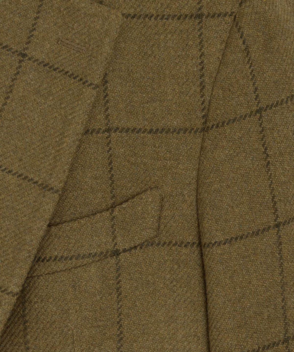 Todd Snyder Italian Wool Windowpane Sport Coat - Olive