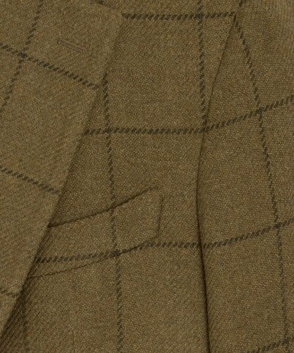 Todd Snyder Italian Wool Windowpane Sport Coat - Olive