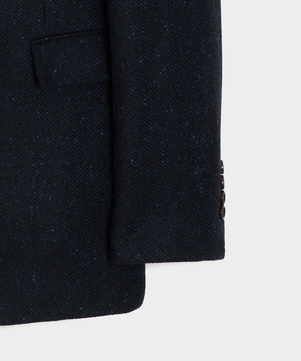 Todd Snyder Italian Donegal Herringbone Sutton Jacket - Navy