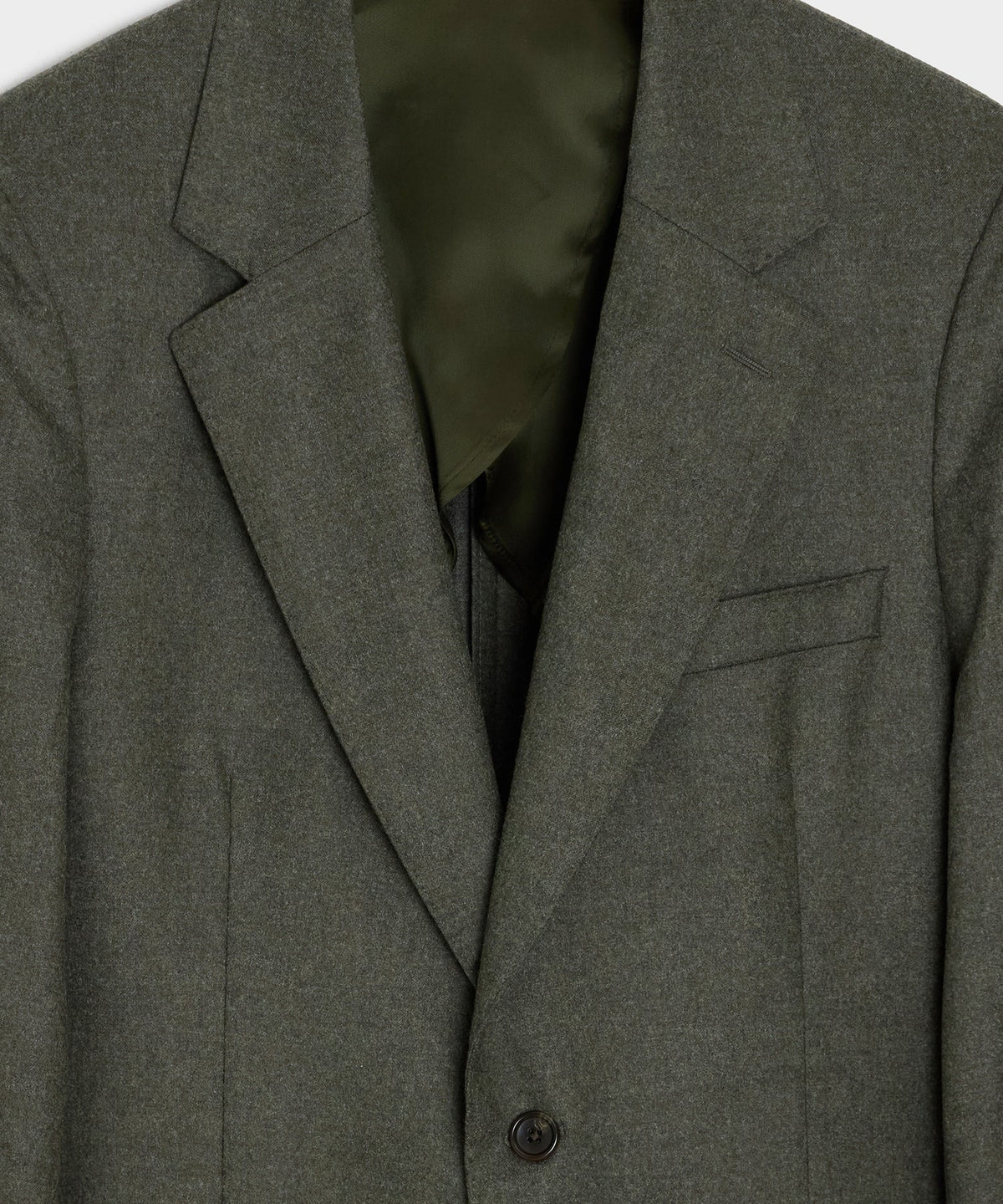 Todd Snyder Italian Flannel Sutton Jacket - Oak Moss