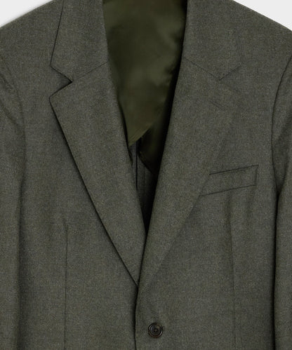 Todd Snyder Italian Flannel Sutton Jacket - Oak Moss
