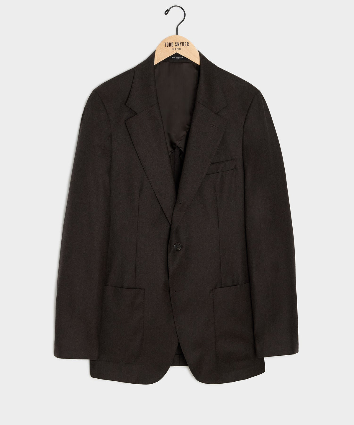 Todd Snyder Italian Flannel Madison Jacket - Dark Brown