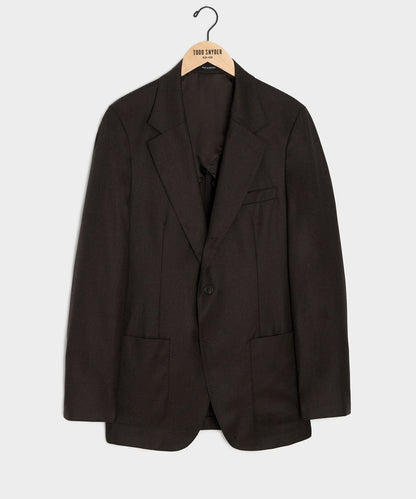 Todd Snyder Italian Flannel Madison Jacket - Dark Brown