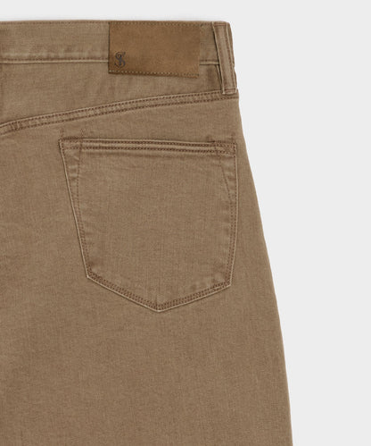 Todd Snyder Relaxed 5-Pocket Pleated Jean - Brown