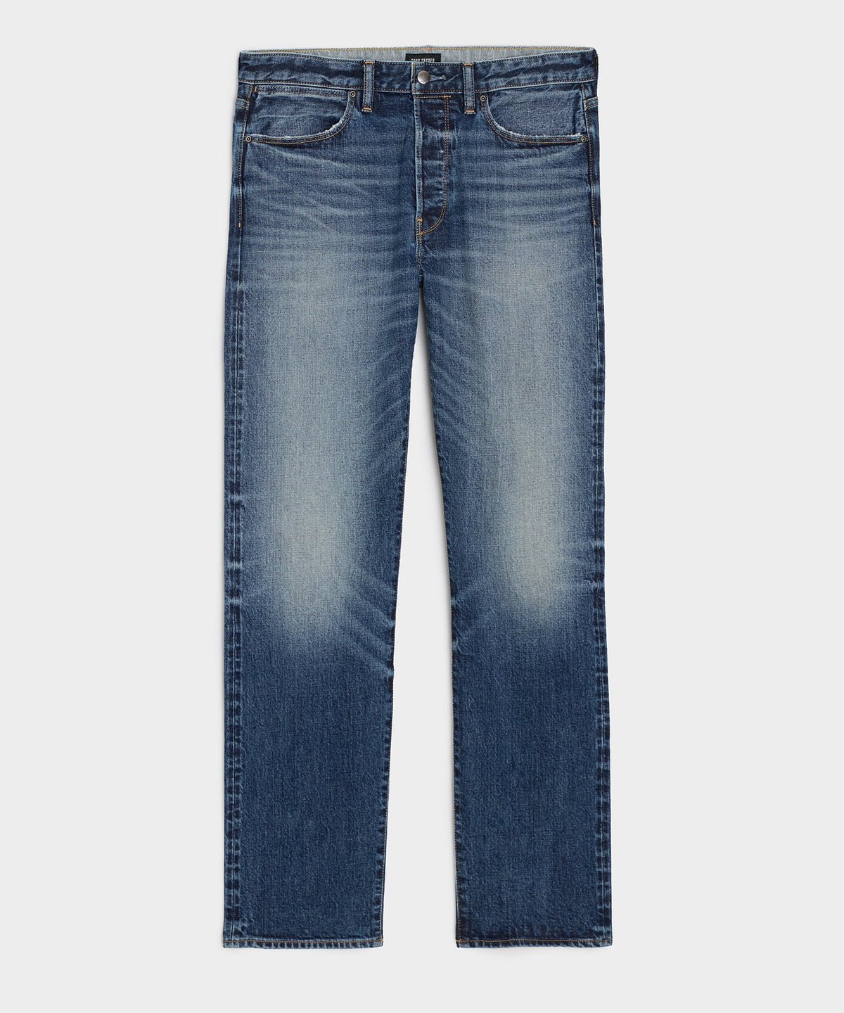 Todd Snyder Straight Japanese Selvedge Stretch Jean - Light Indigo