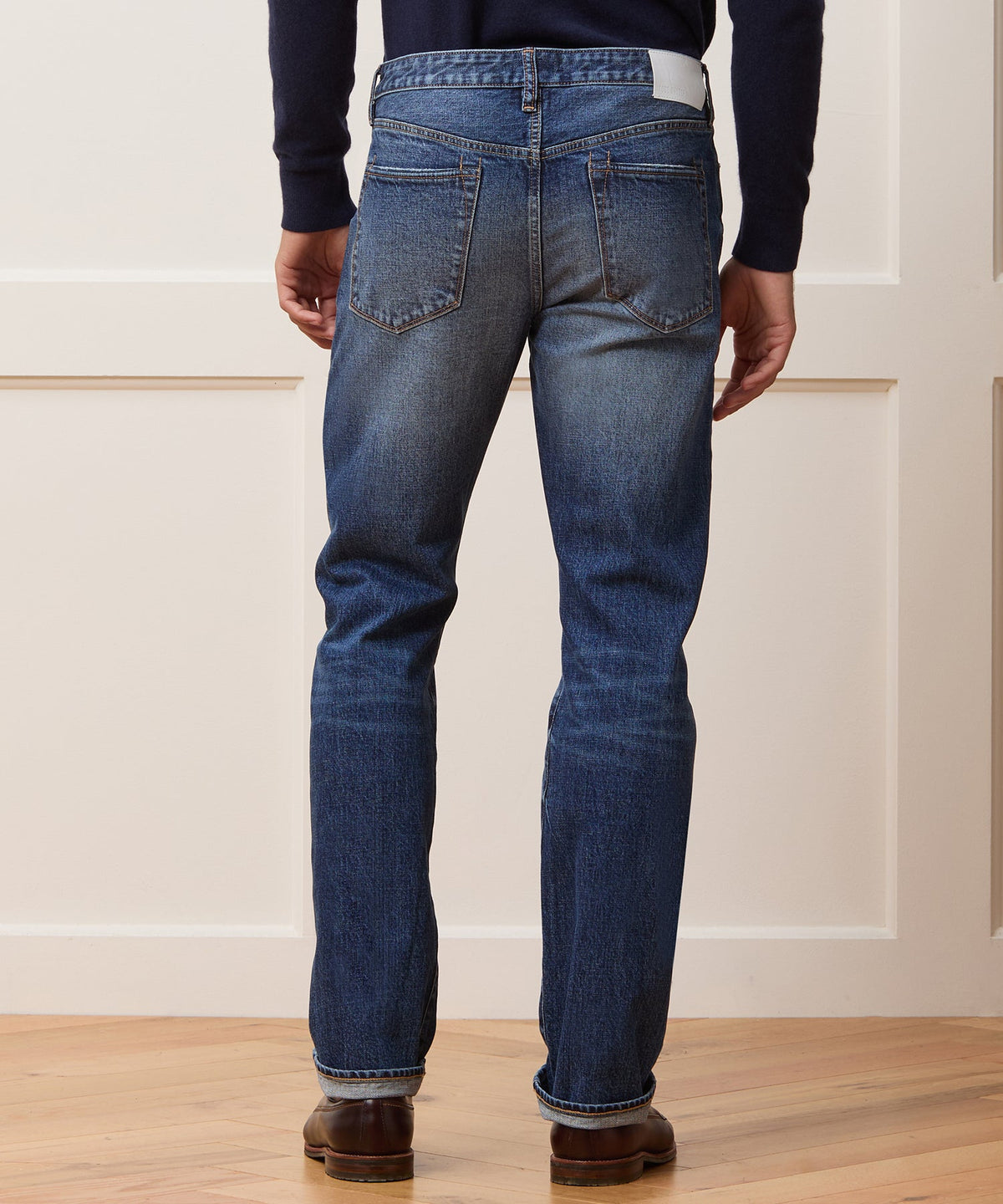 Todd Snyder Straight Japanese Selvedge Stretch Jean - Light Indigo