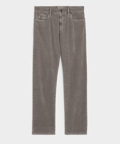Todd Snyder Straight 5-Pocket Corduroy Pant - Grey