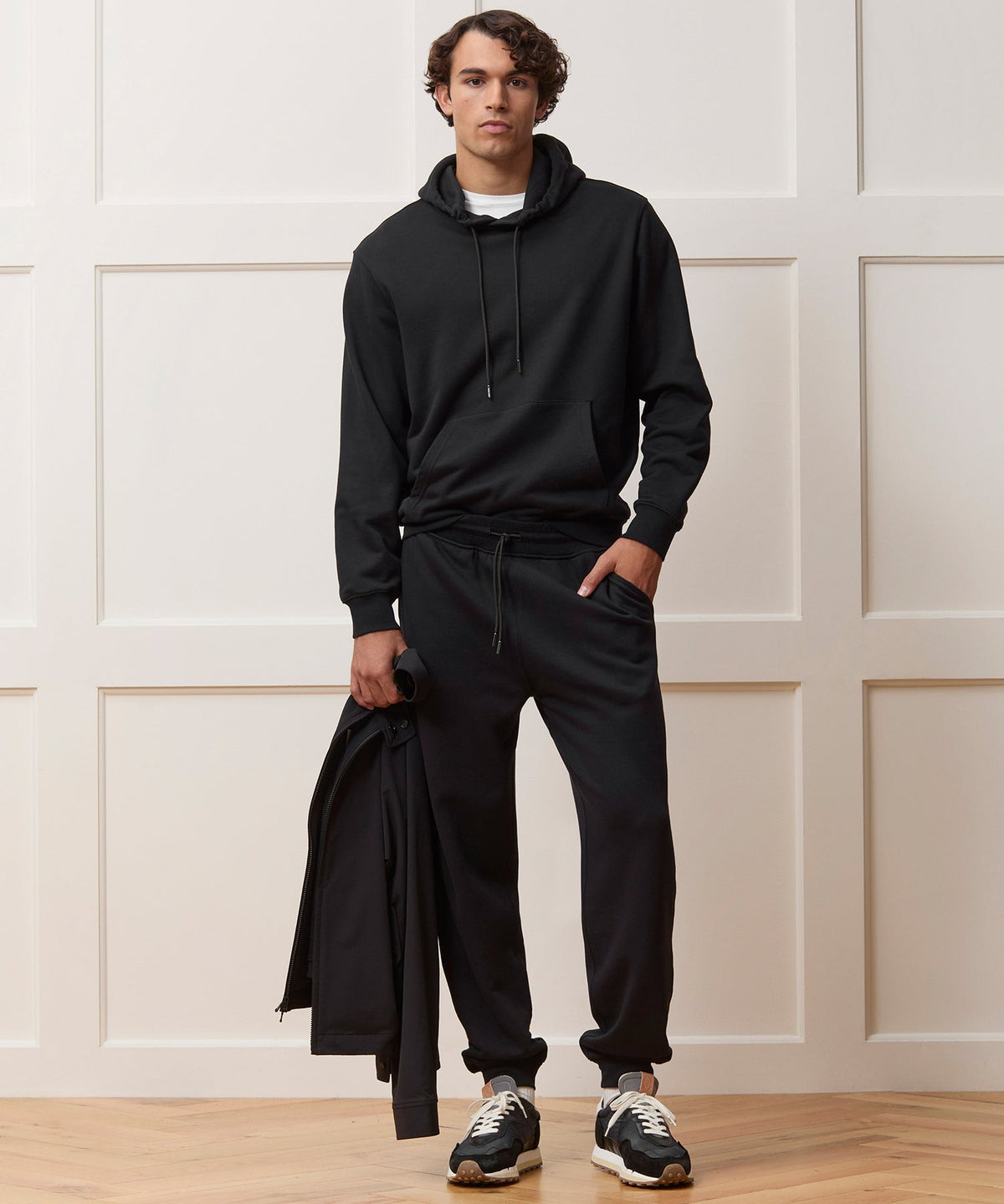 Todd Snyder Foundation Hoodie - Pitch Black