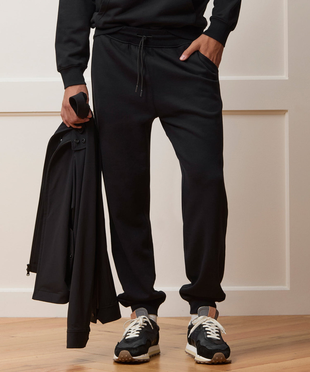Todd Snyder Foundation Sweatpant - Pitch Black