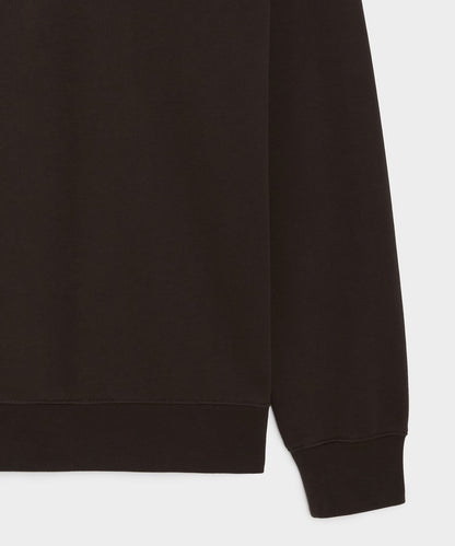 Todd Snyder Foundation Quarter-Zip Sweatshirt - Dark Mocha