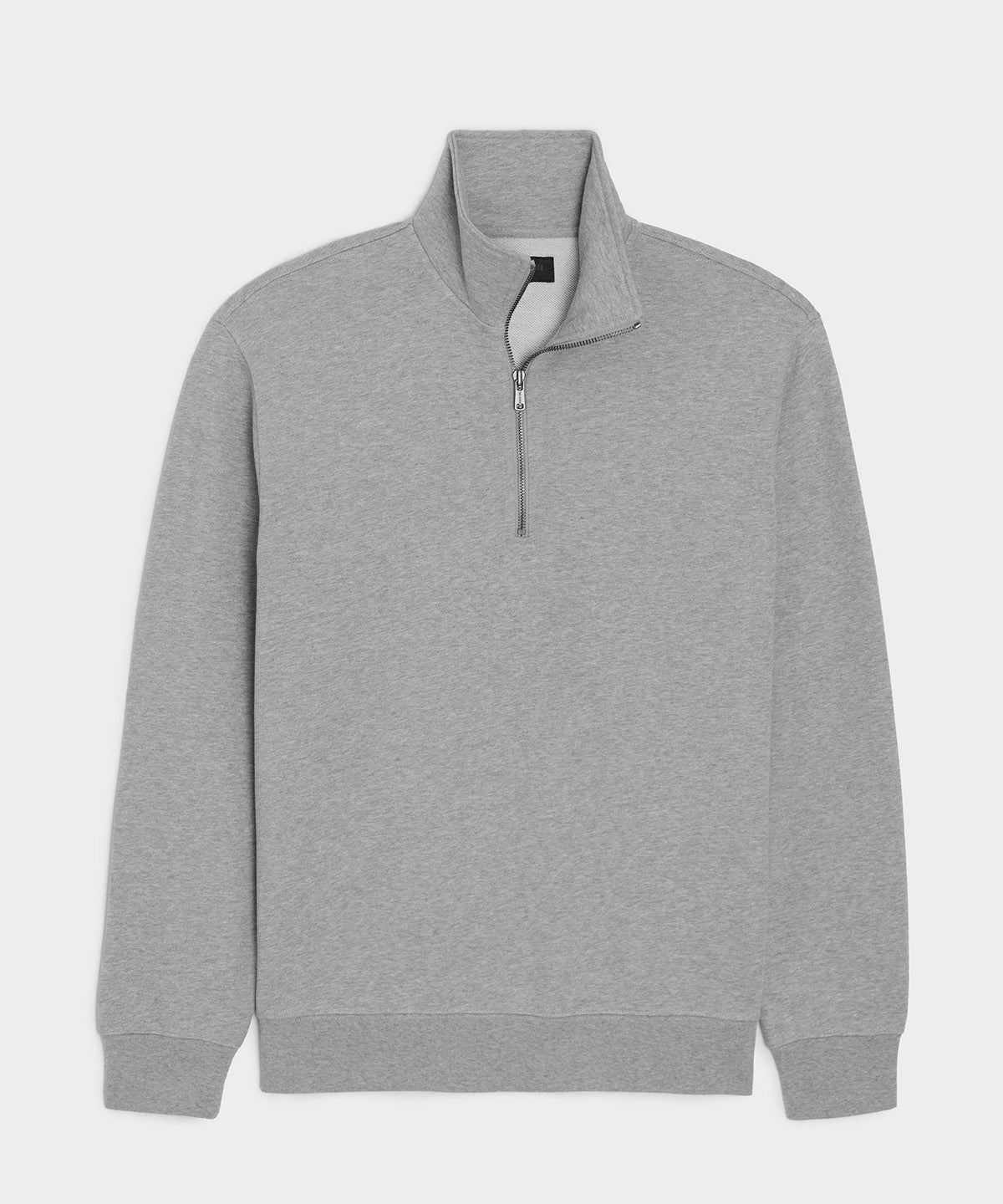 Todd Snyder Foundation Quarter-Zip Sweatshirt - Light Grey Mix
